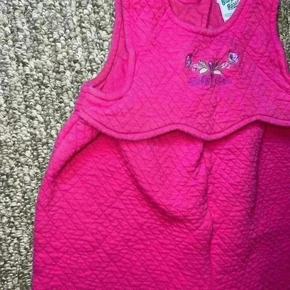 OSHKOSH BGOSH VINTAGE PINK OVERALLS 18MONTHS